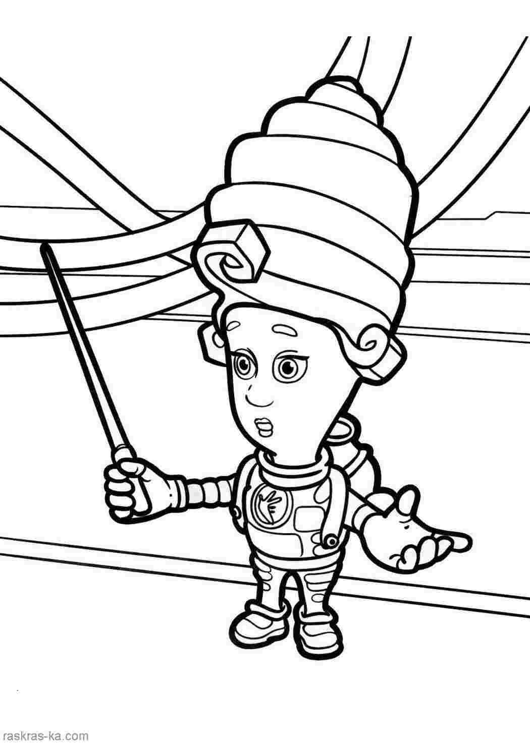 Раскраска Раскрашки фиксики. отечественные мультфильмы.