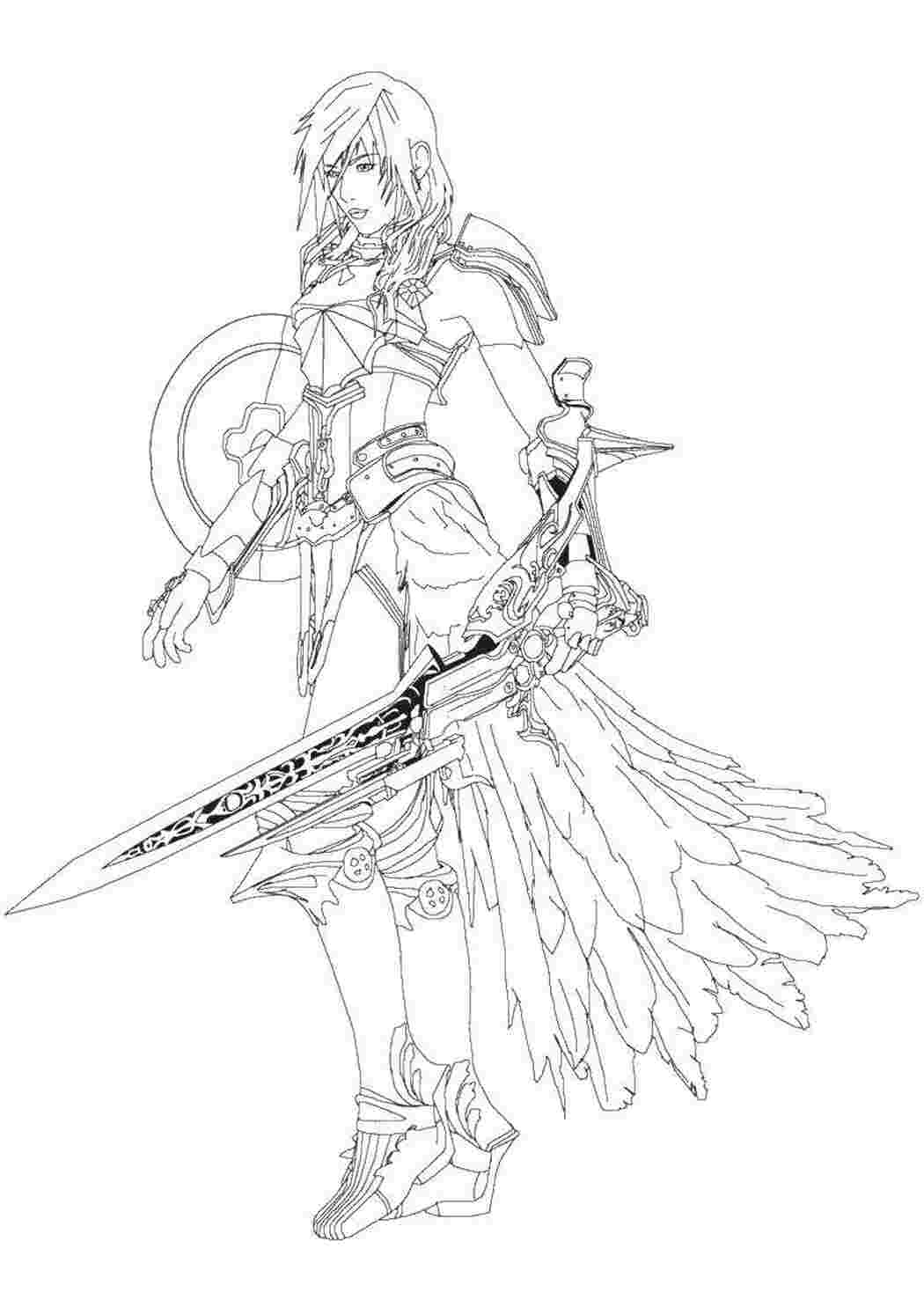 Раскраска Фэнтези