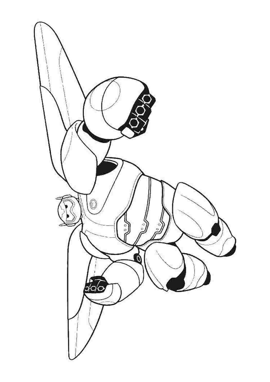 Раскраска Робот