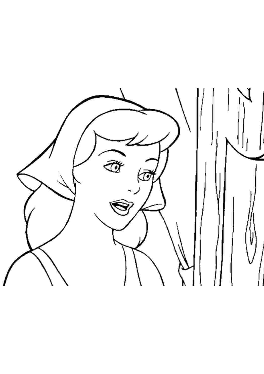 Раскраска Золушка