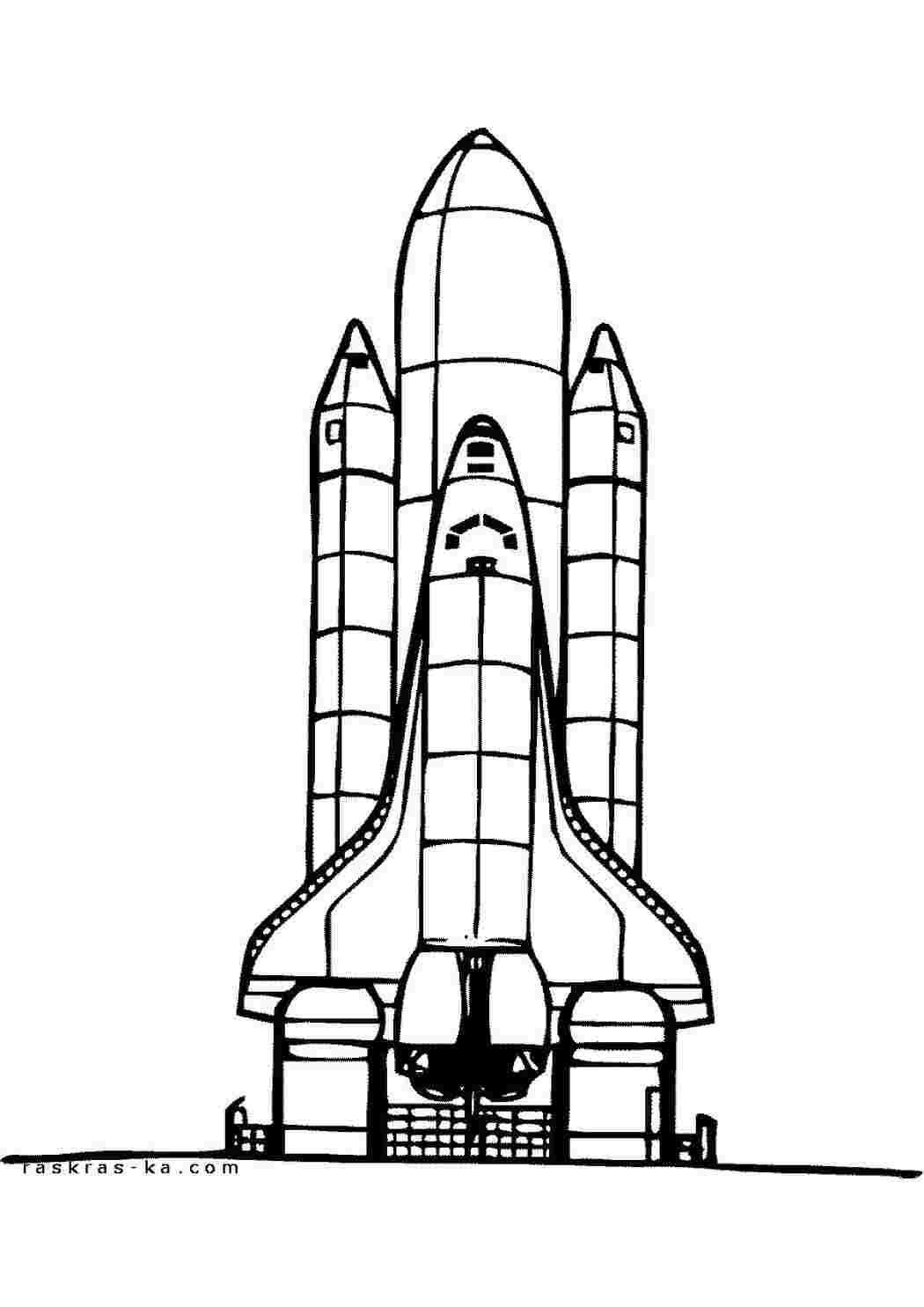 Космический корабль рисунок