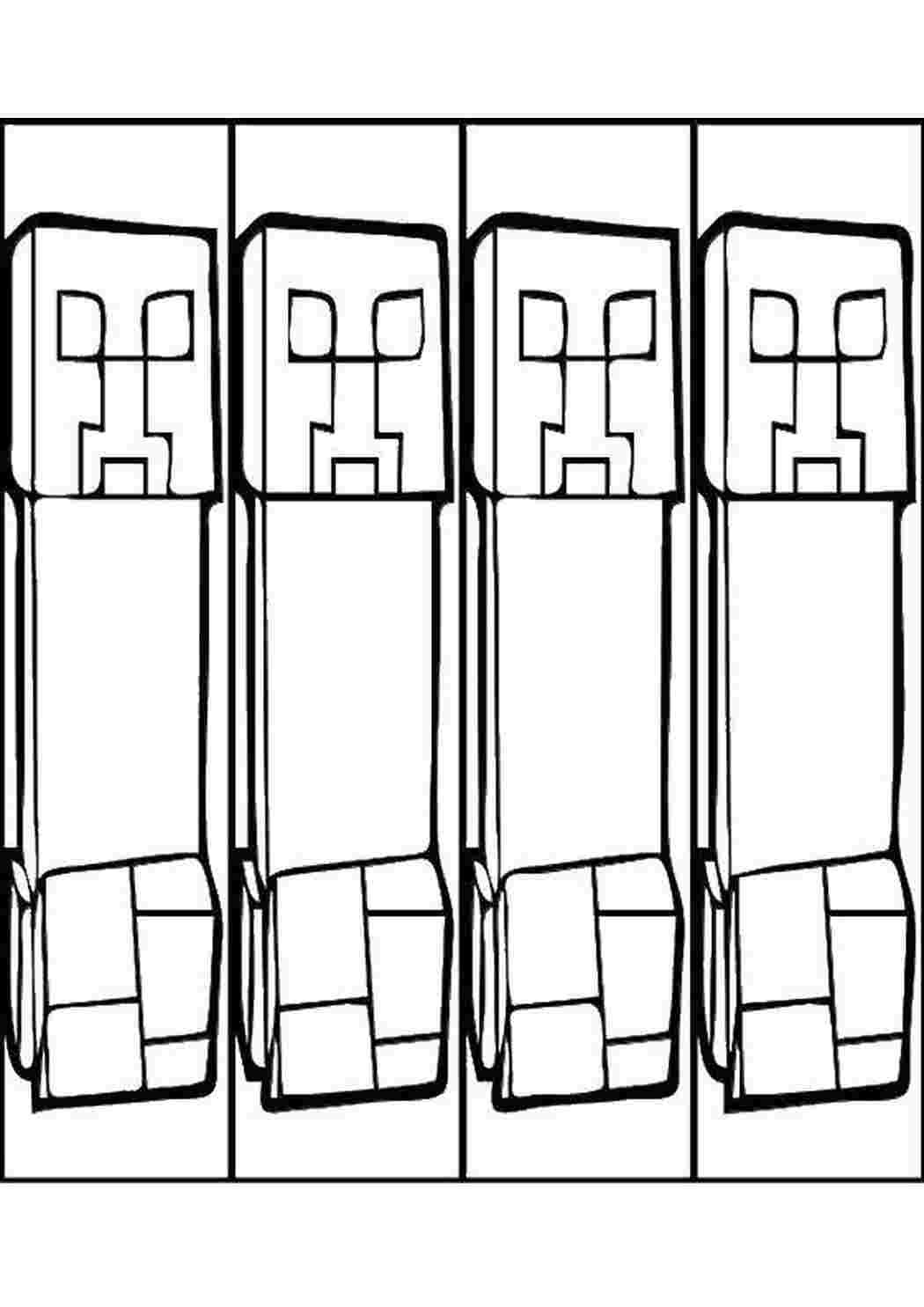 Раскраска Майнкрафт