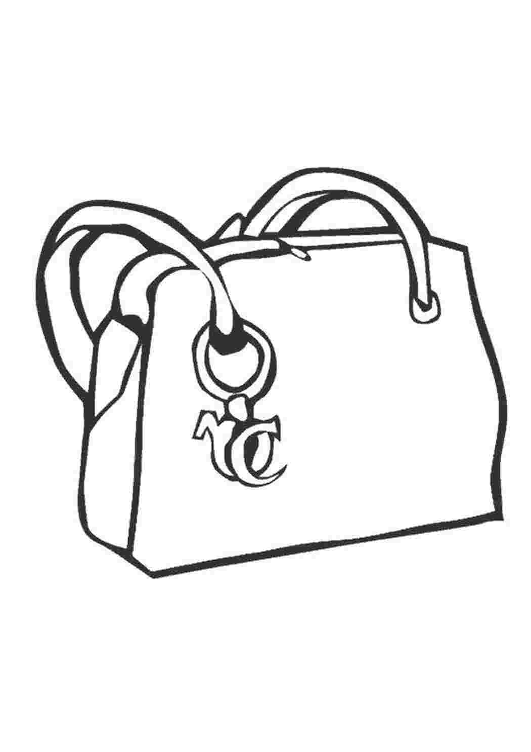 Раскраска Сумочка