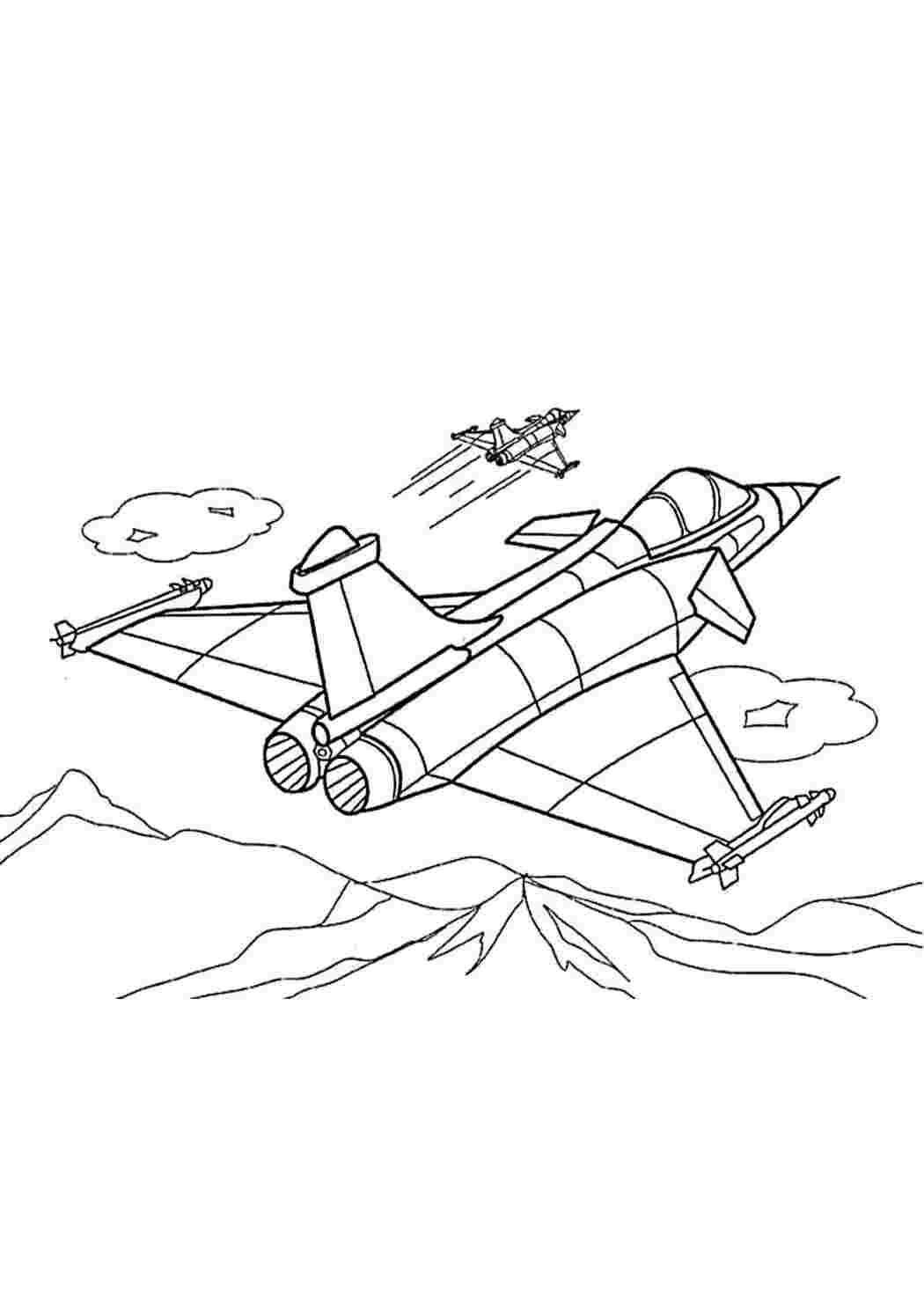 Раскраска plane