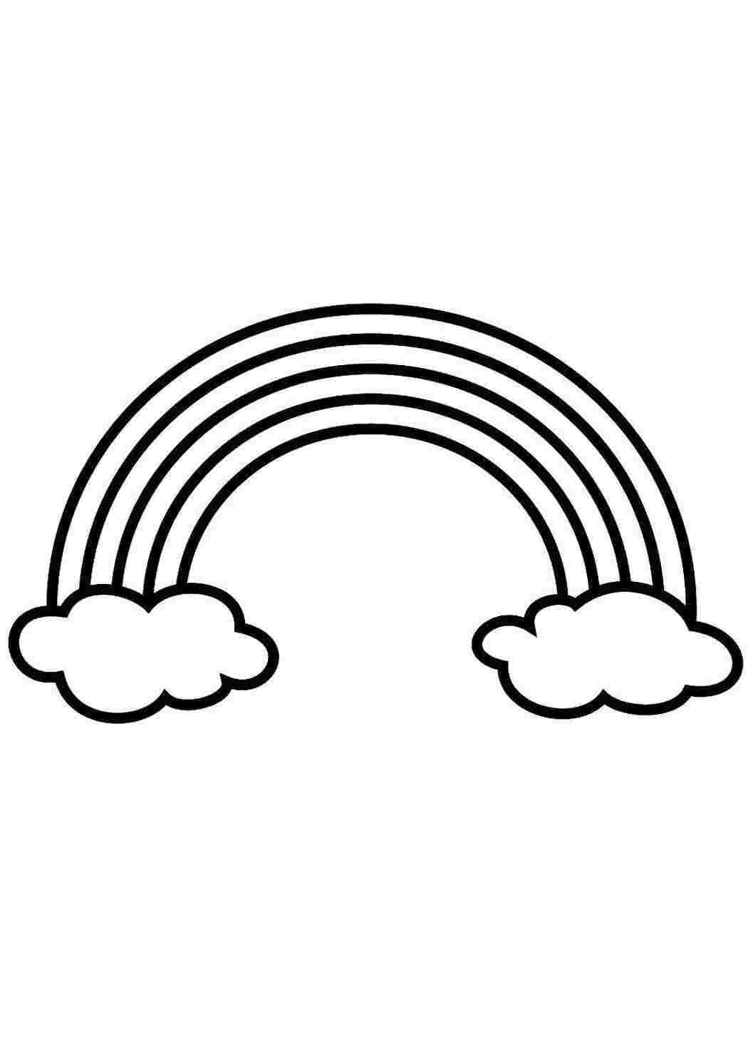 Раскраска Радуга