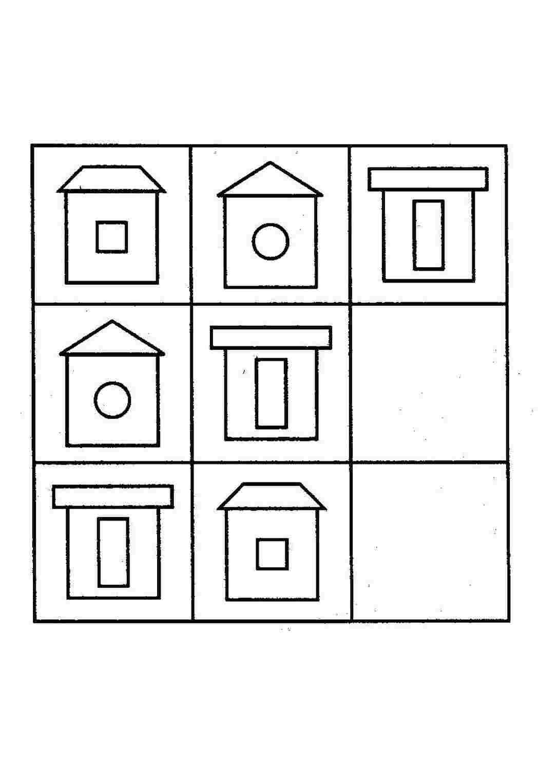 Математика старшая группа распечатать. Логический квадрат для дошкольников. Задание домики для дошкольников. Задания для старших дошкольников. Логические задания для дошкольников.