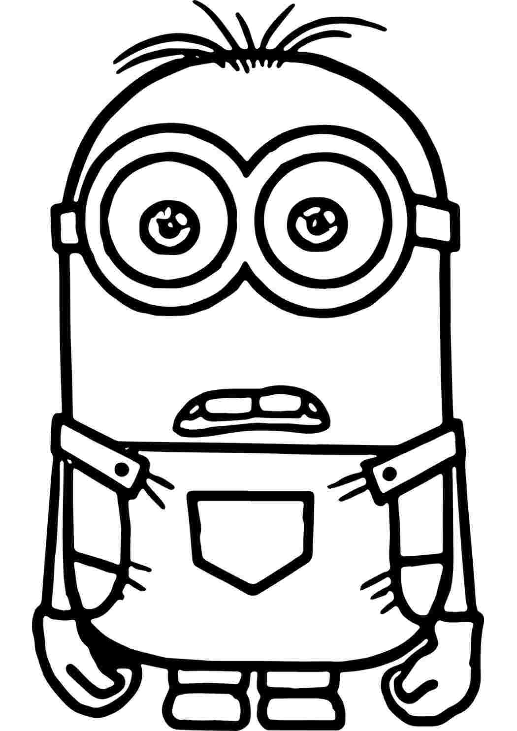 Раскраска Миньон