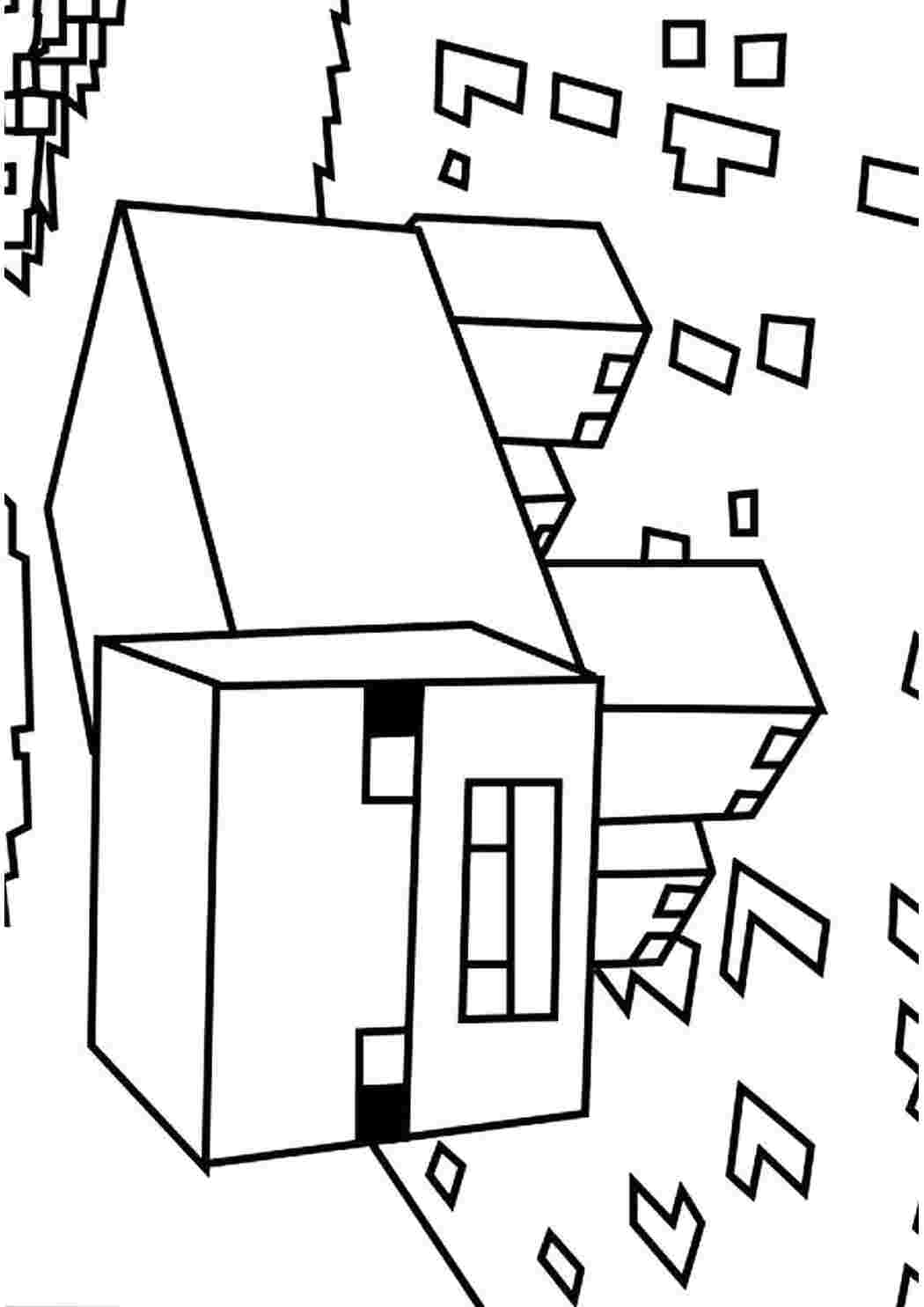 Раскраска Майнкрафт