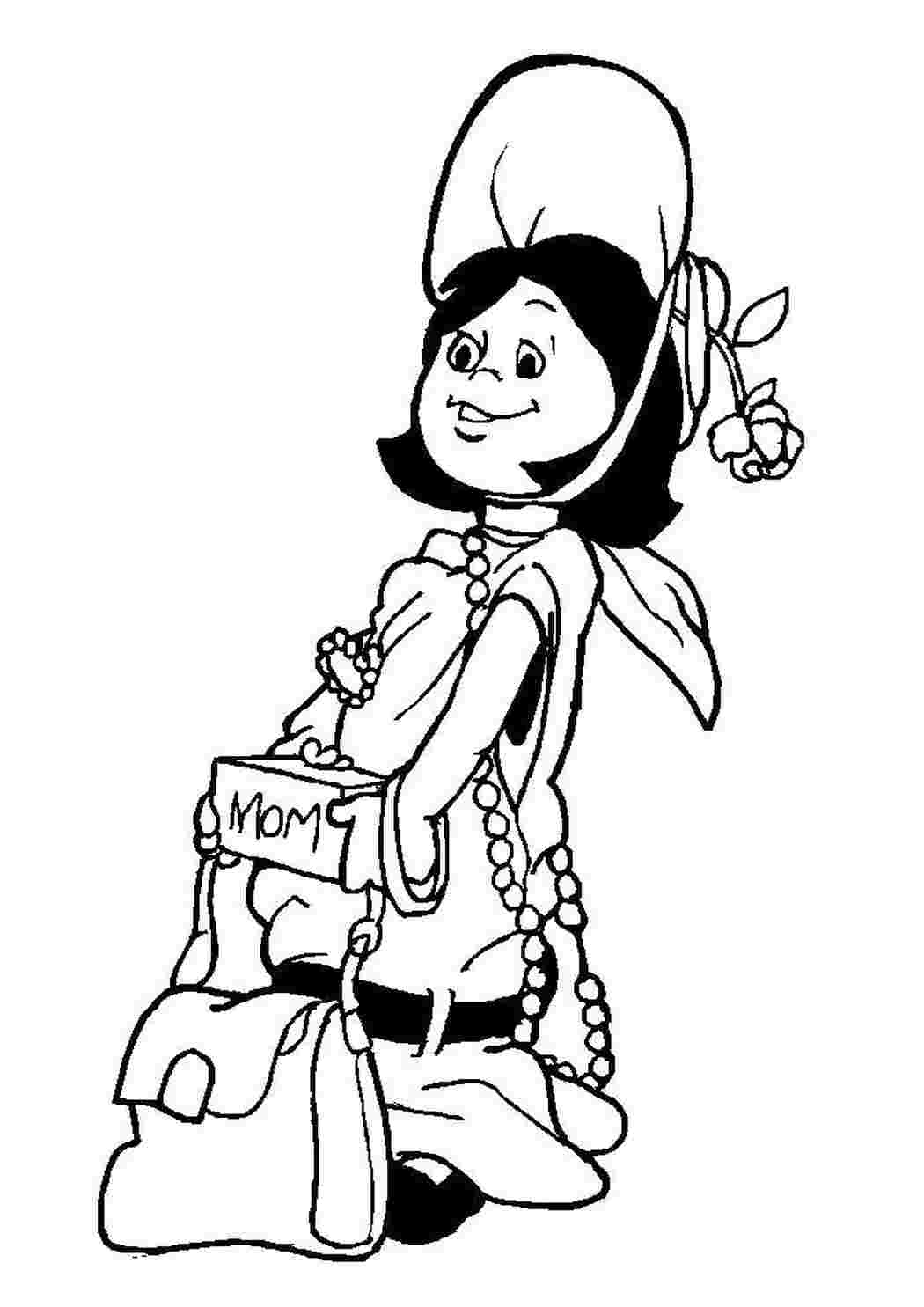 Раскраска как мама