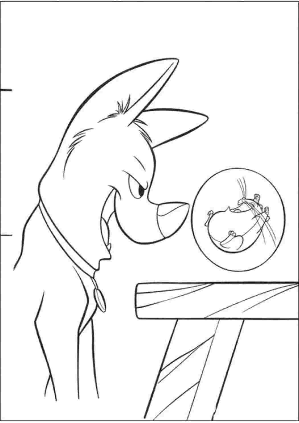 Раскраска Коварный взгляд