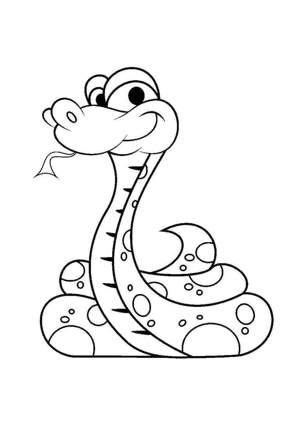 Раскраска Змея