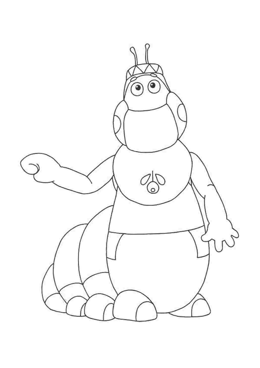 Раскраска Вупсень