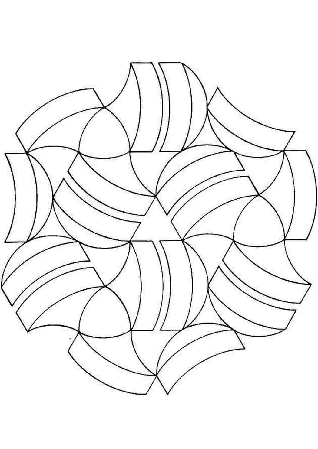 Раскраска Калейдоскоп
