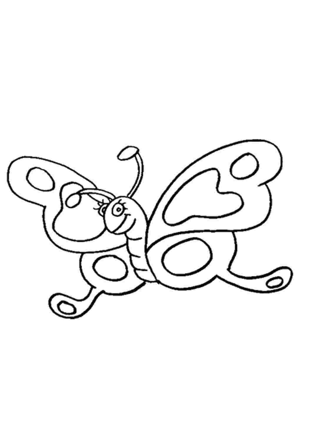 Раскраска Бабочка