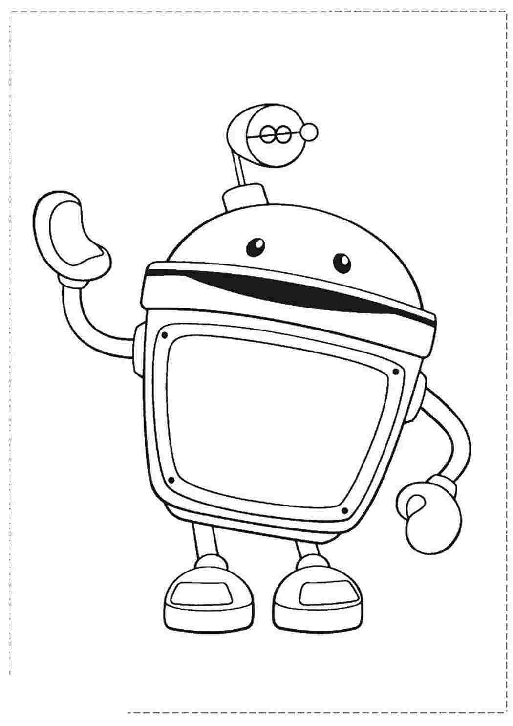 Раскраска Робот