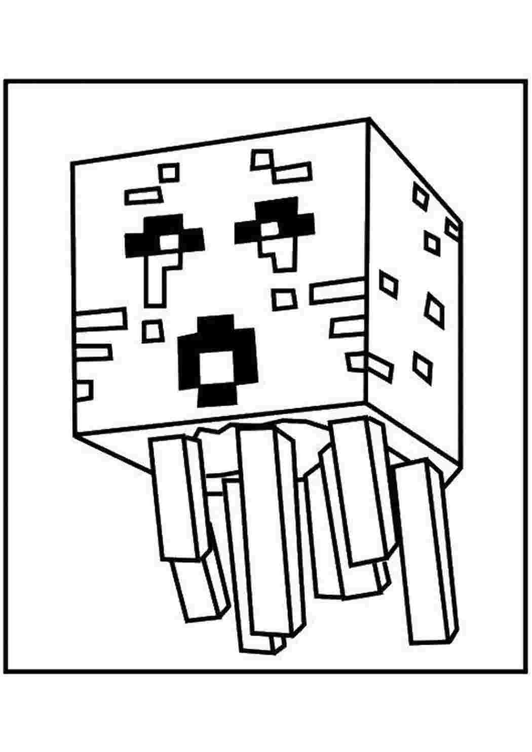 Раскраска Майнкрафт