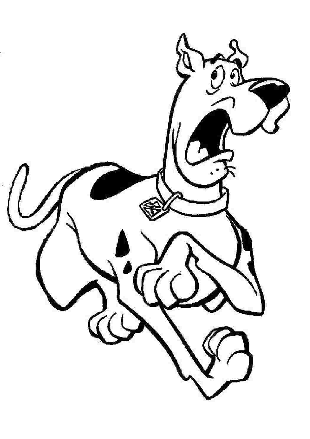 Раскраска Скуби Дуби Ду