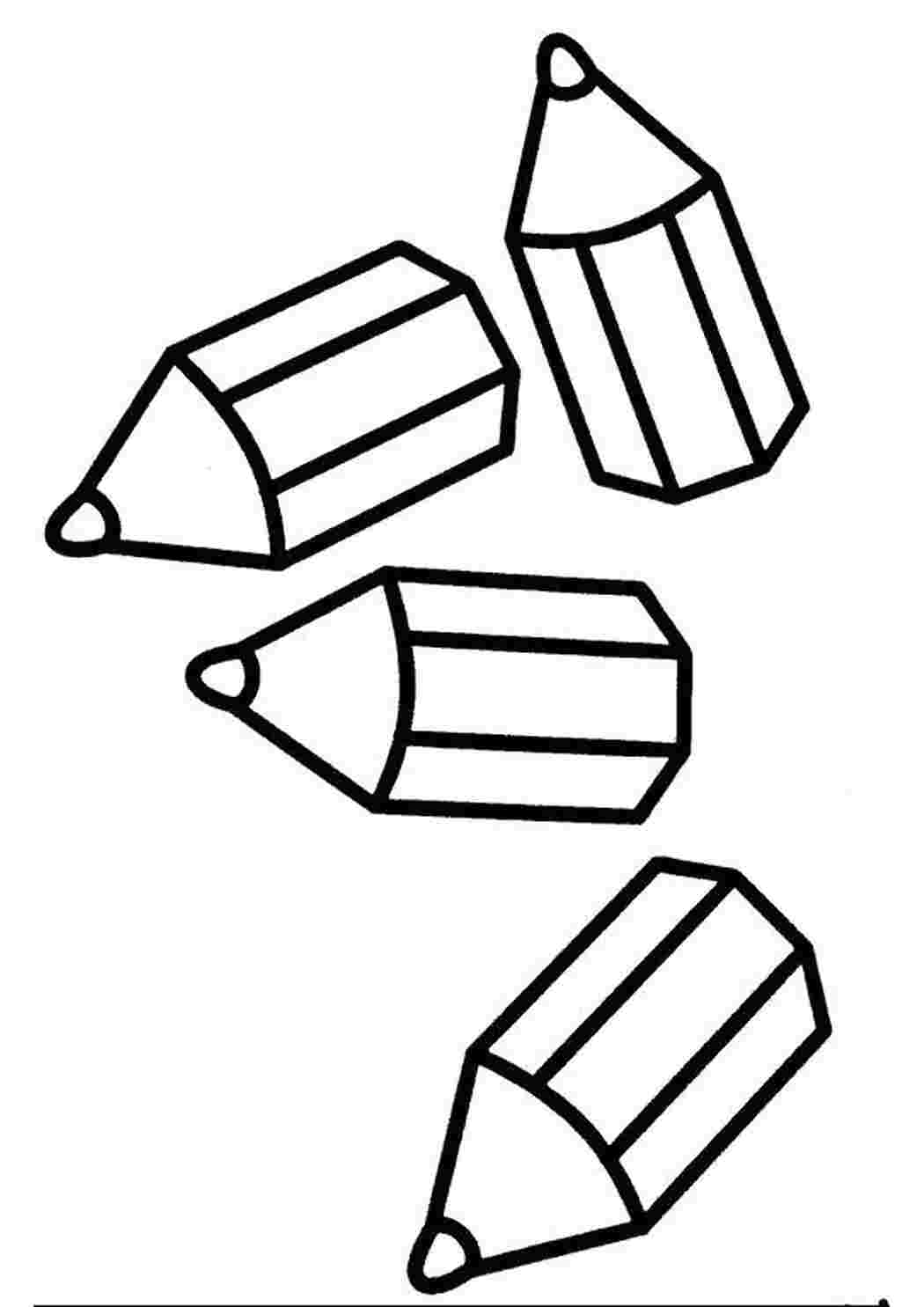 Раскраска Карандашики