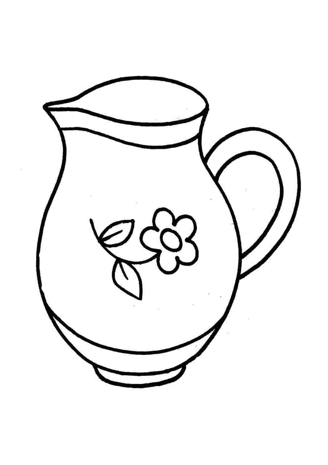 Раскраска Кувшин