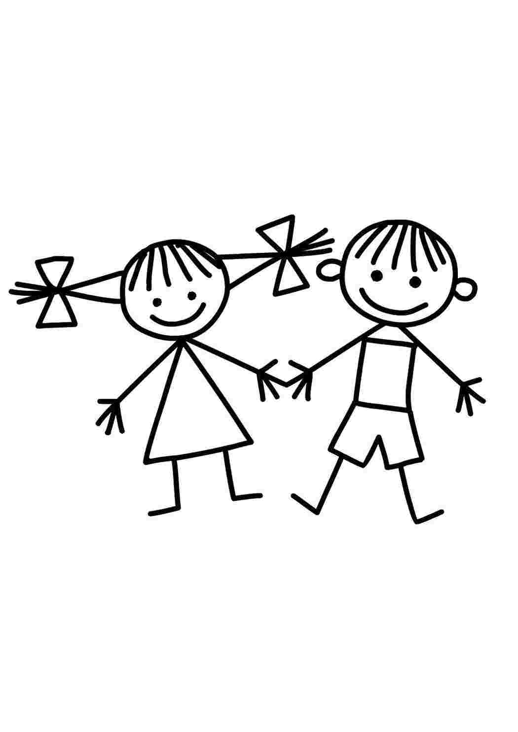 Раскраска Малыши