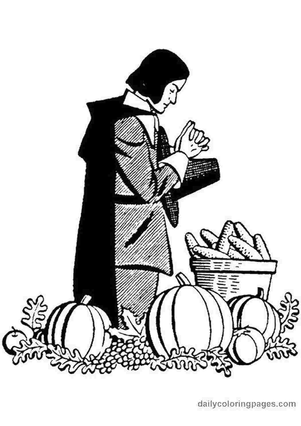 Раскраска Молитва