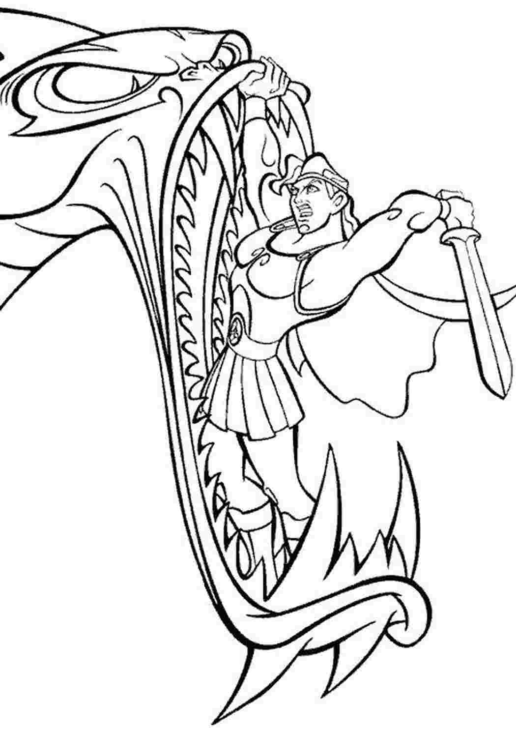 Раскраска Геркулес