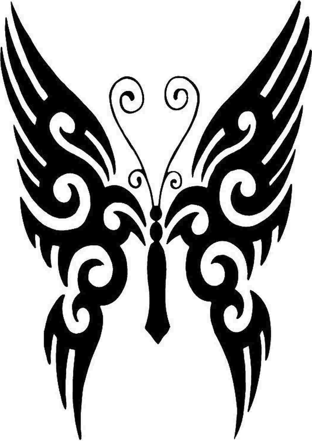 Раскраска Бабочка