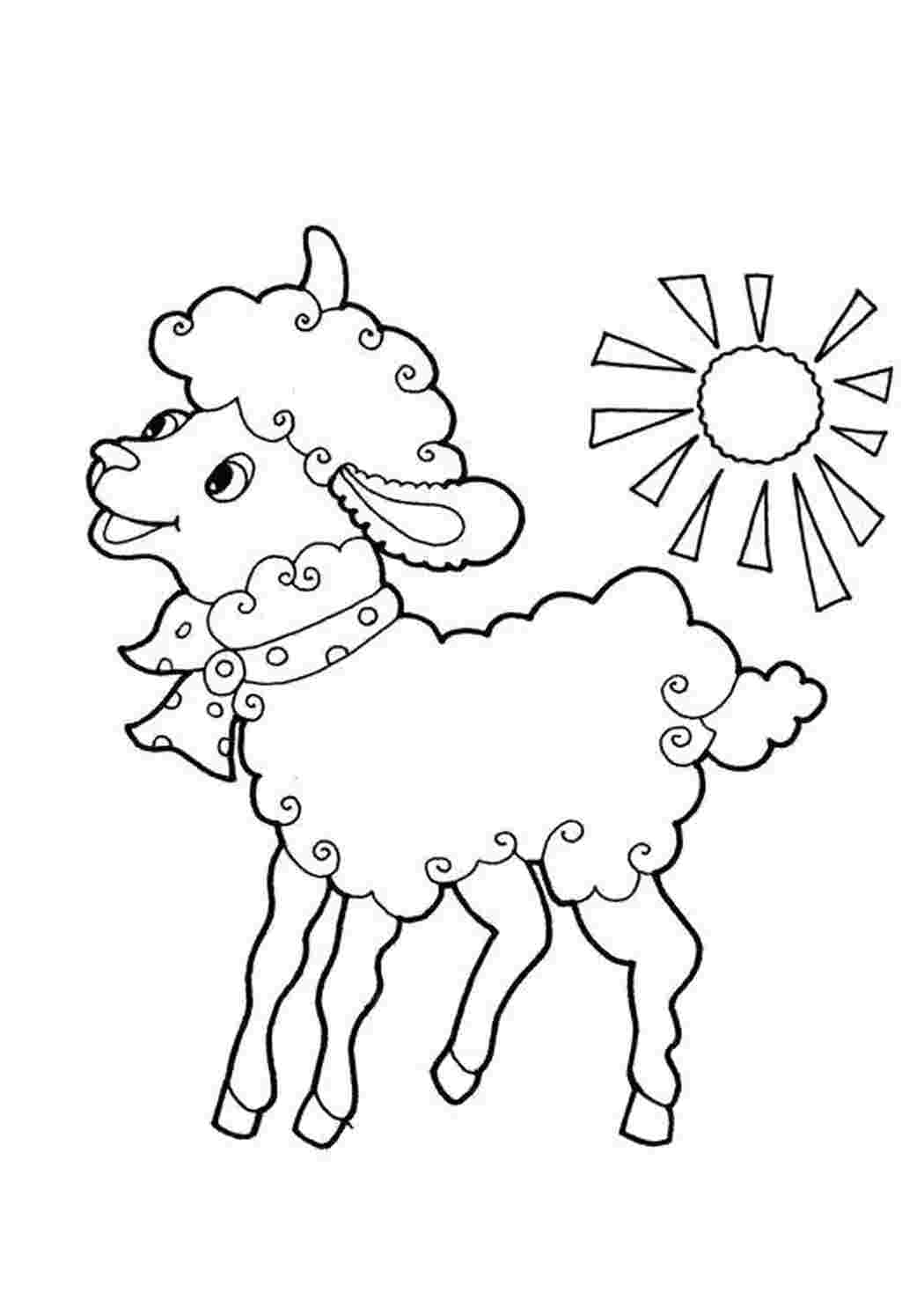 Раскраска Солнечный денек