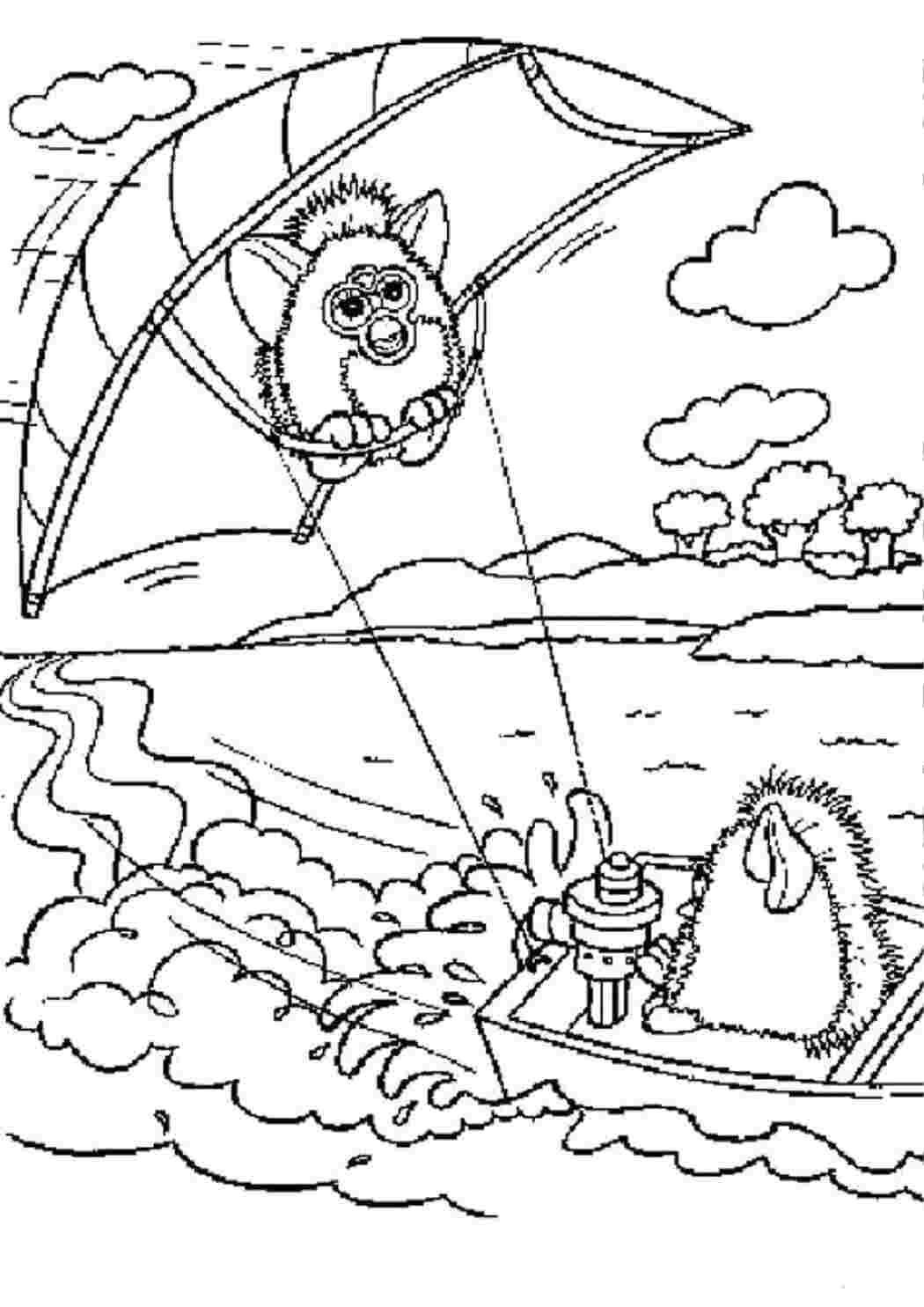 Раскраска Летние забавы