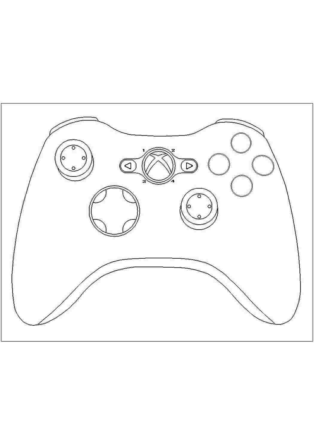 Раскраска Иксбокс