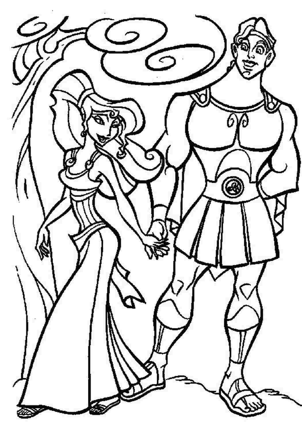 Раскраска Геркулес