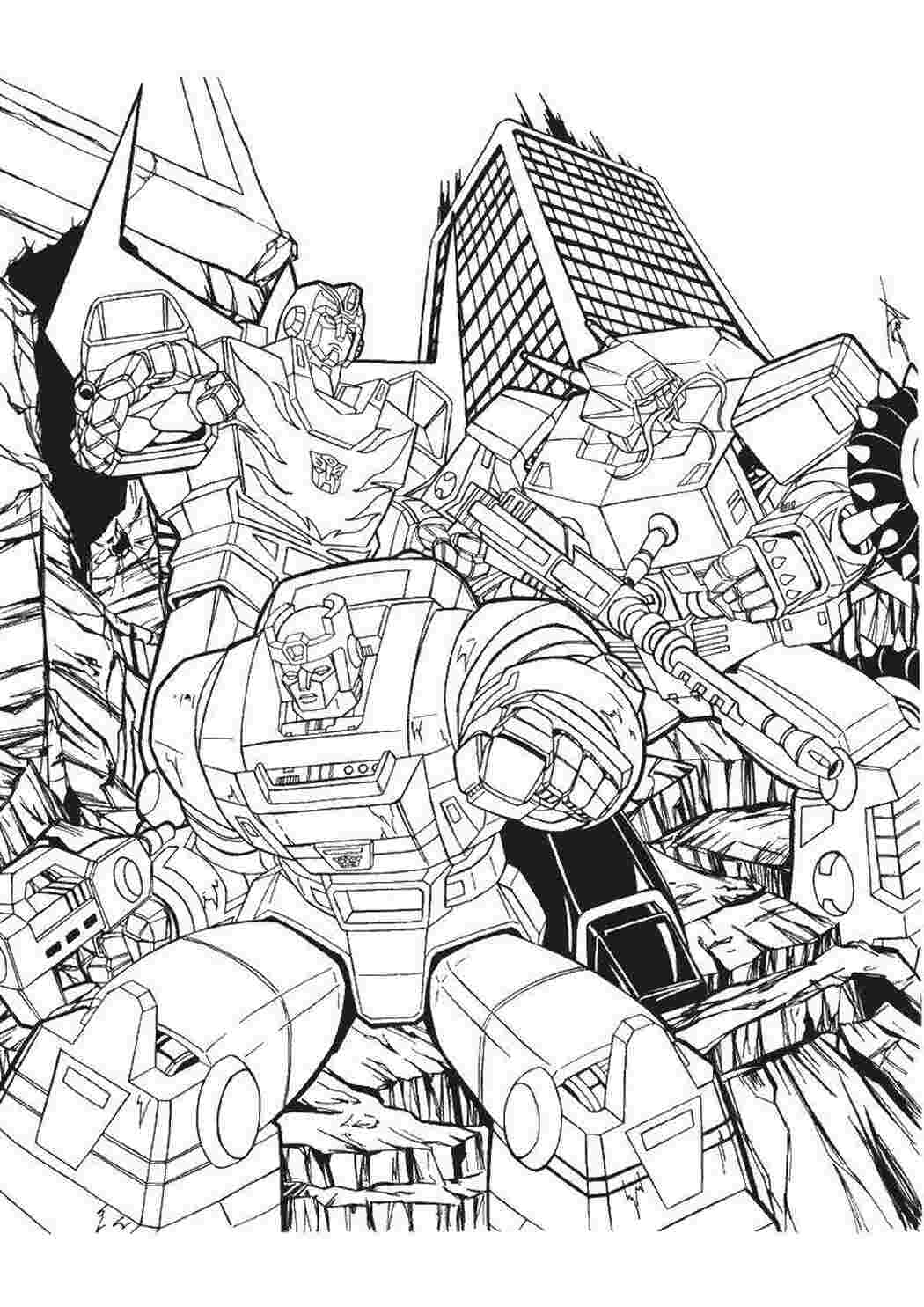 Раскраска Трансформеры