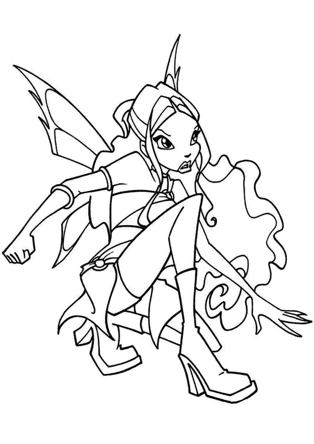 Раскраска Лейла