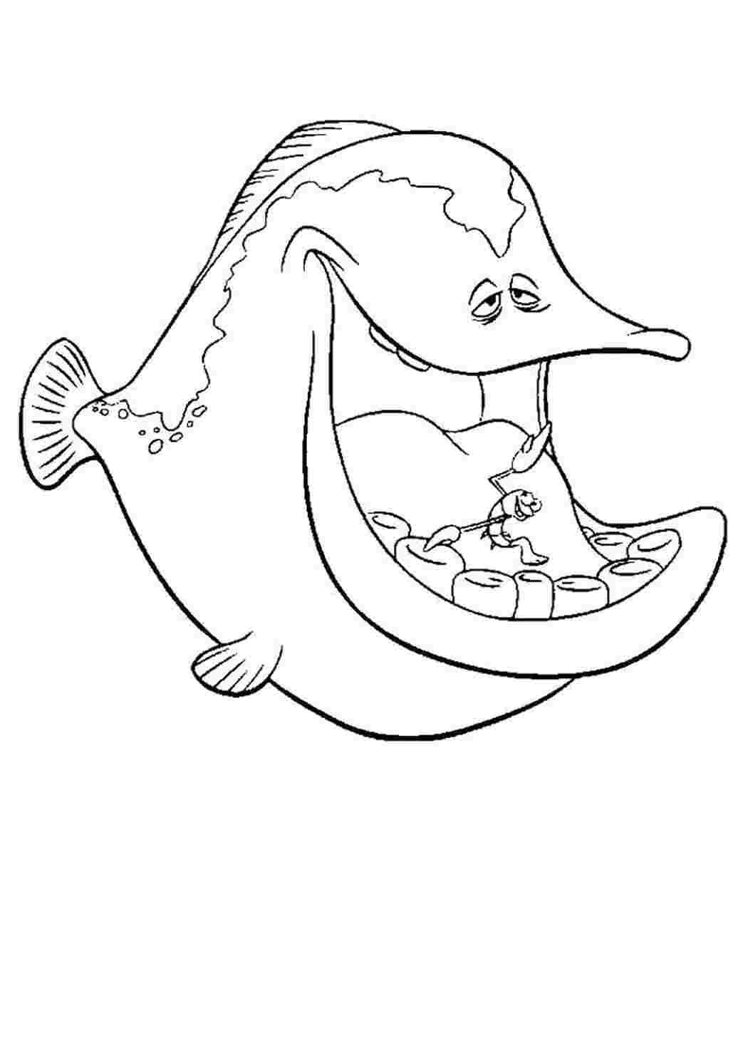 Раскраска Рыбка