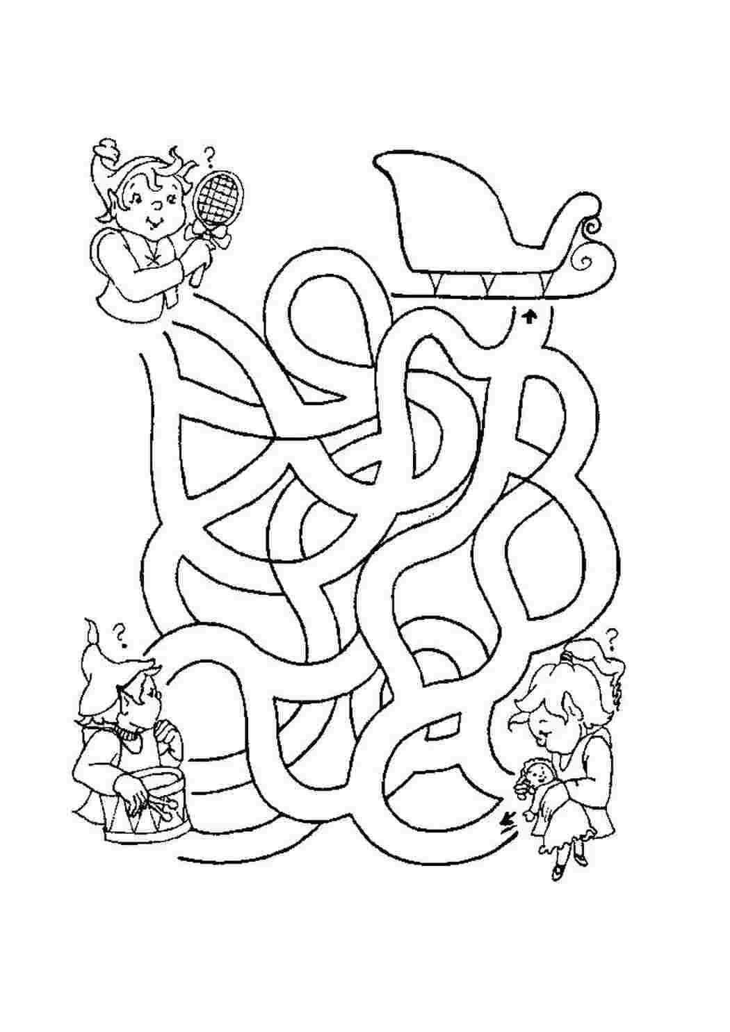 Раскраска лабиринт