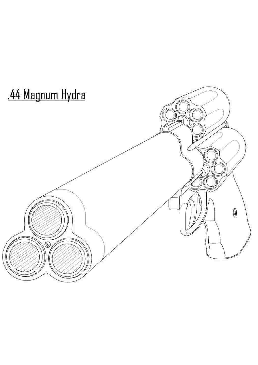 Раскраска 44 магнум